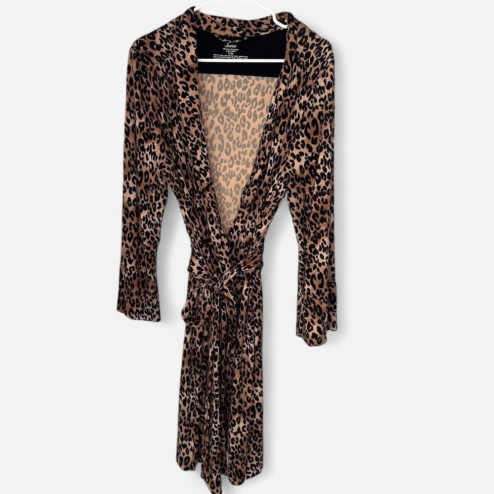 Soma Leopard Print Robe